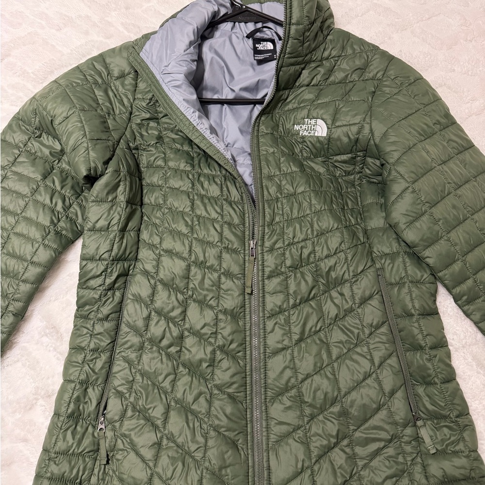 The North Face Women's Olive Thermoball Puffer Jacket